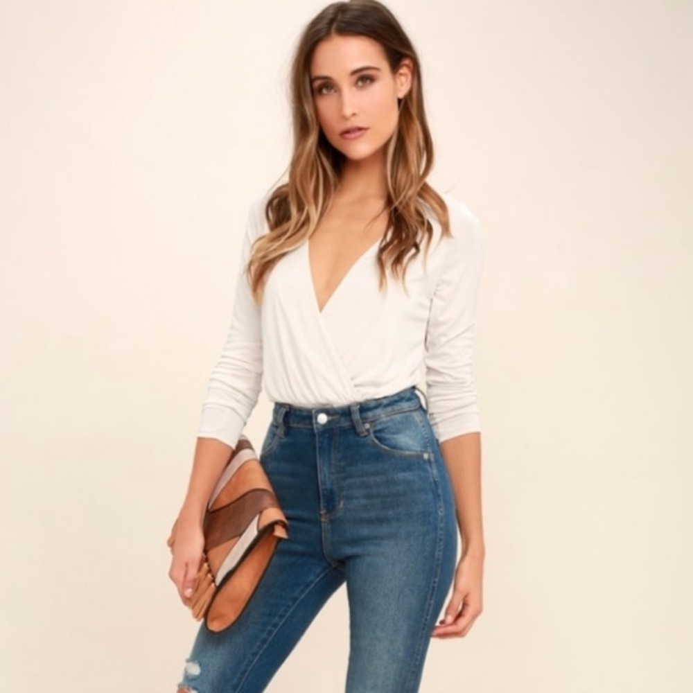 Lulus ivory body suit